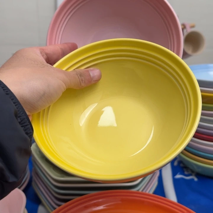 瓷片微瑕2个温哥华面碗650毫升