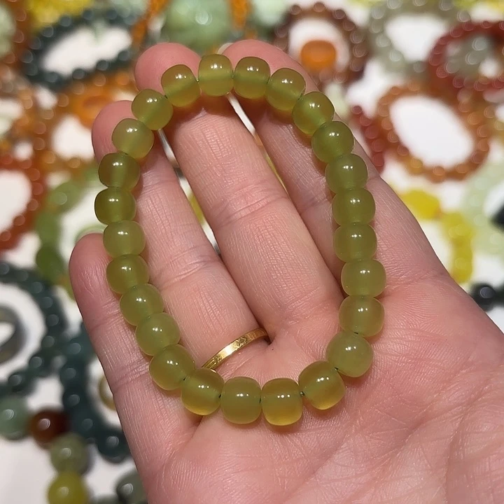 蛇纹石玉未镶嵌手串