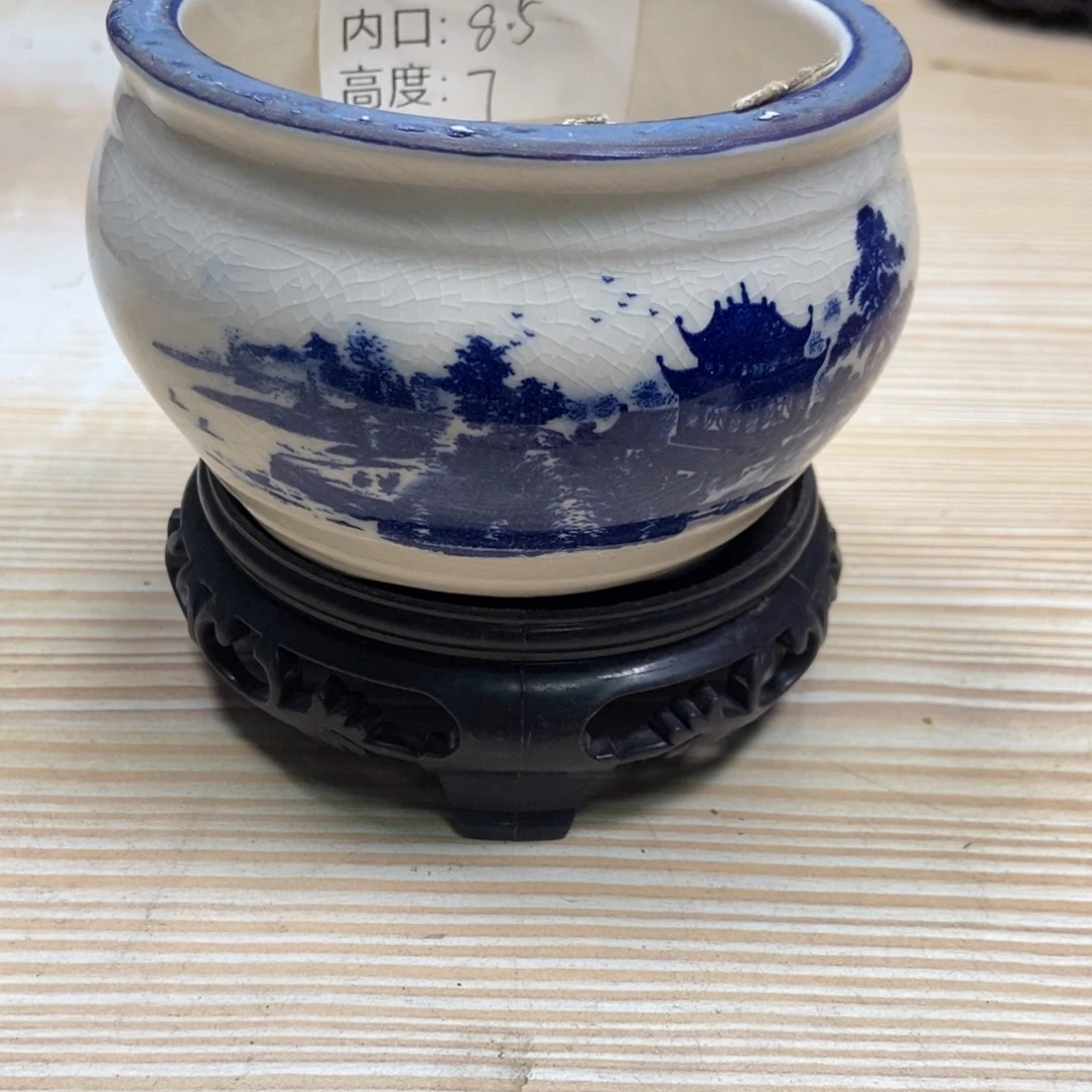 瓷片陶瓷花盆陶瓷艺术