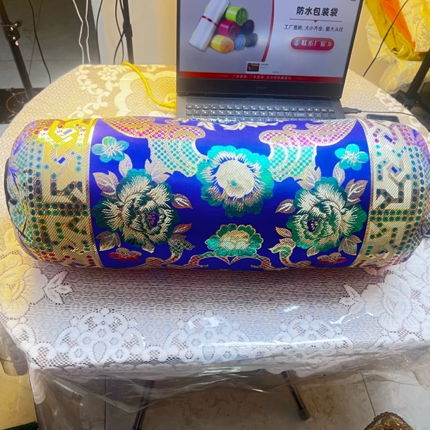 纯手工高档成人两用宫廷风长方形枕头  长75