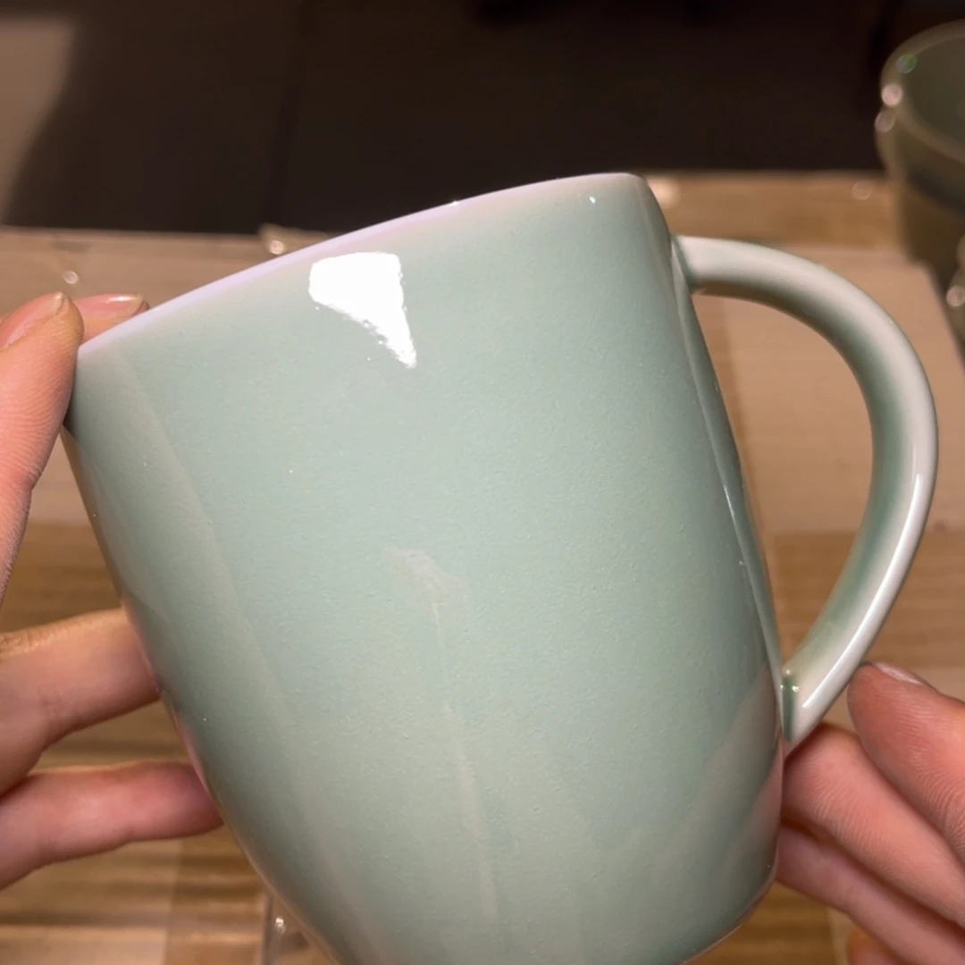 瓷微瑕双色釉咖啡杯