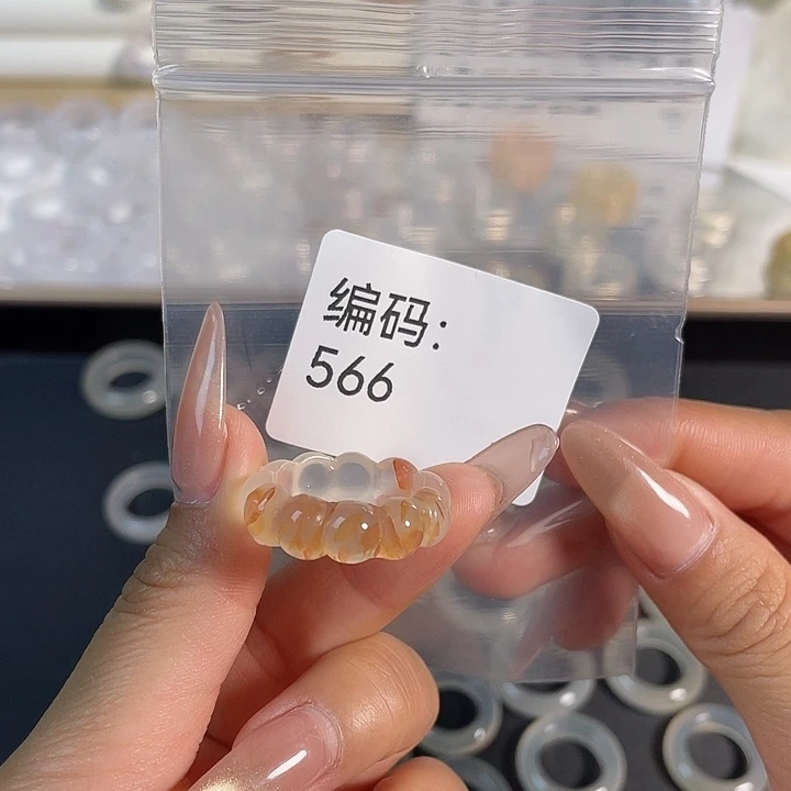 玛瑙/玉髓未镶嵌戒指566港18