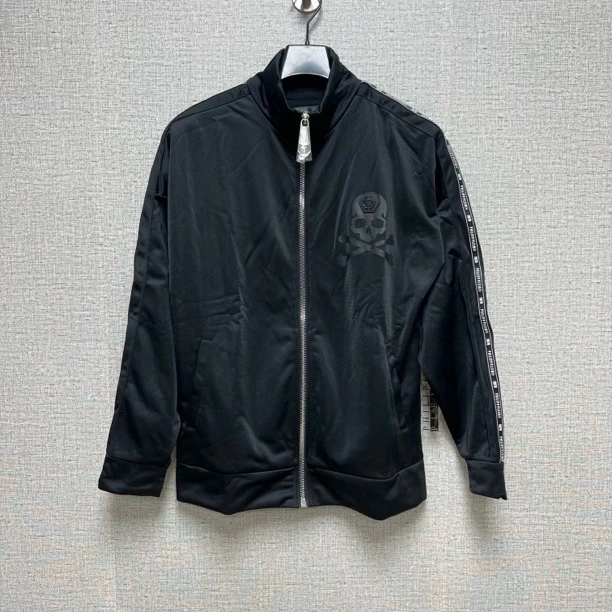 未使用 Philipp Plein 男士休闲拉链外套/P9601