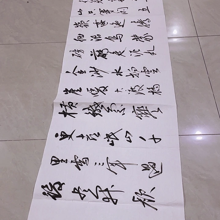 书法尤老师书法作品长征