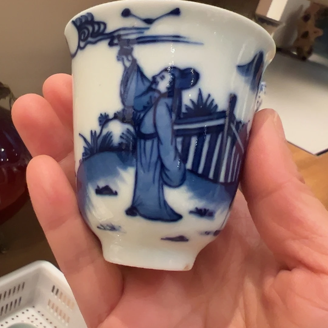 微瑕柴窑人物主人杯杯杯杯杯杯