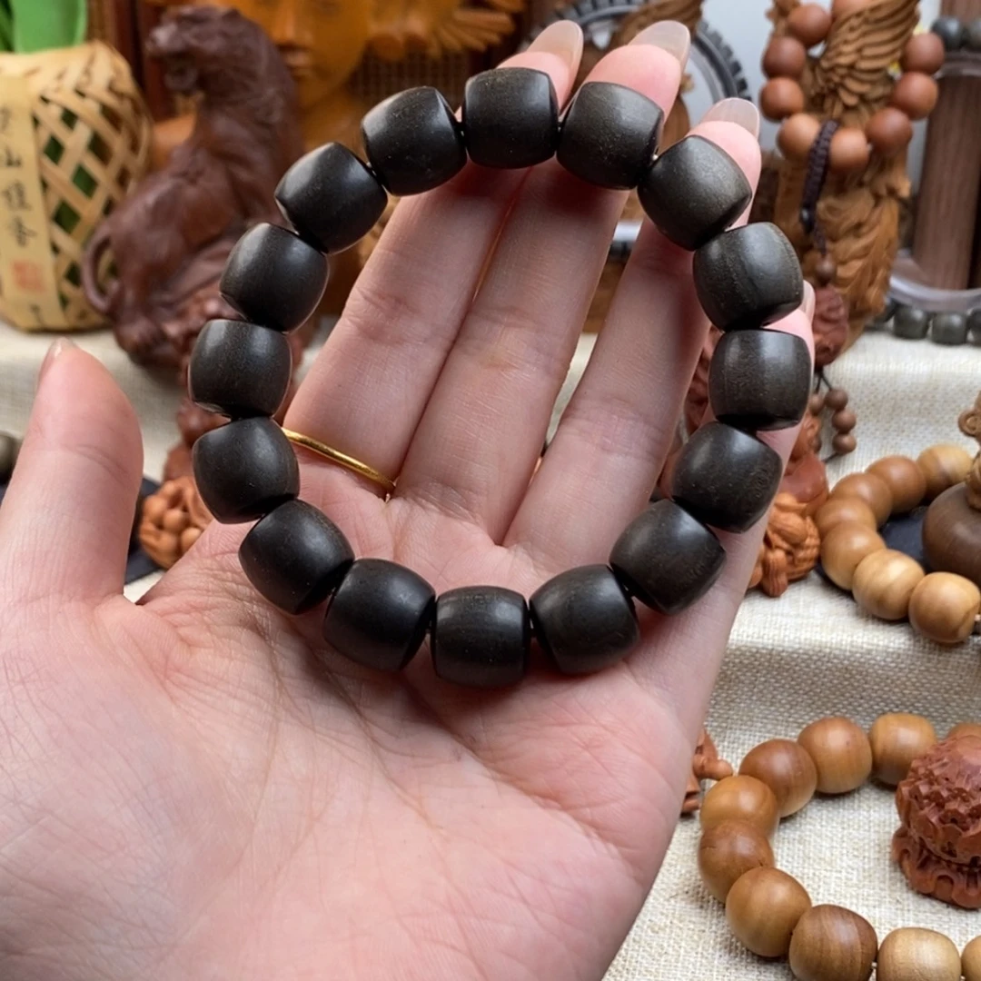 檀香木手串/手链迈索尔，老山檀香，阴沉13.14