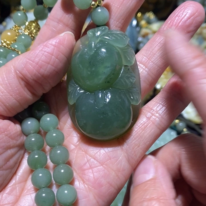 岫玉岫玉吊坠未镶嵌