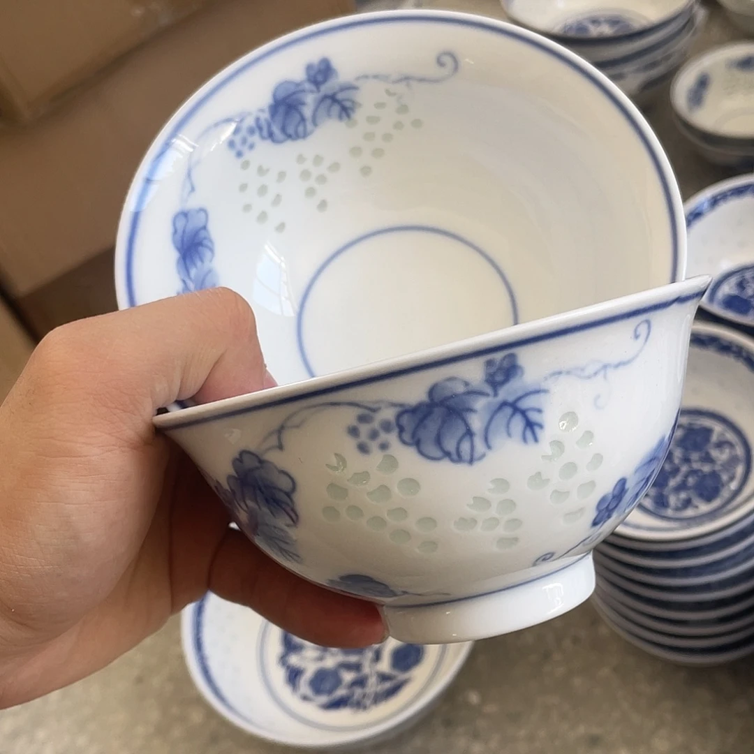碗景德镇高温细白瓷餐具