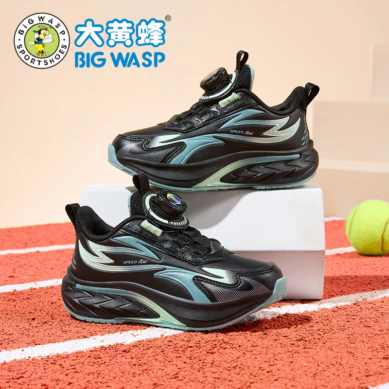 大黄蜂童鞋儿童运动鞋冬季新款加绒棉鞋休闲鞋防滑轻便男童跑步鞋