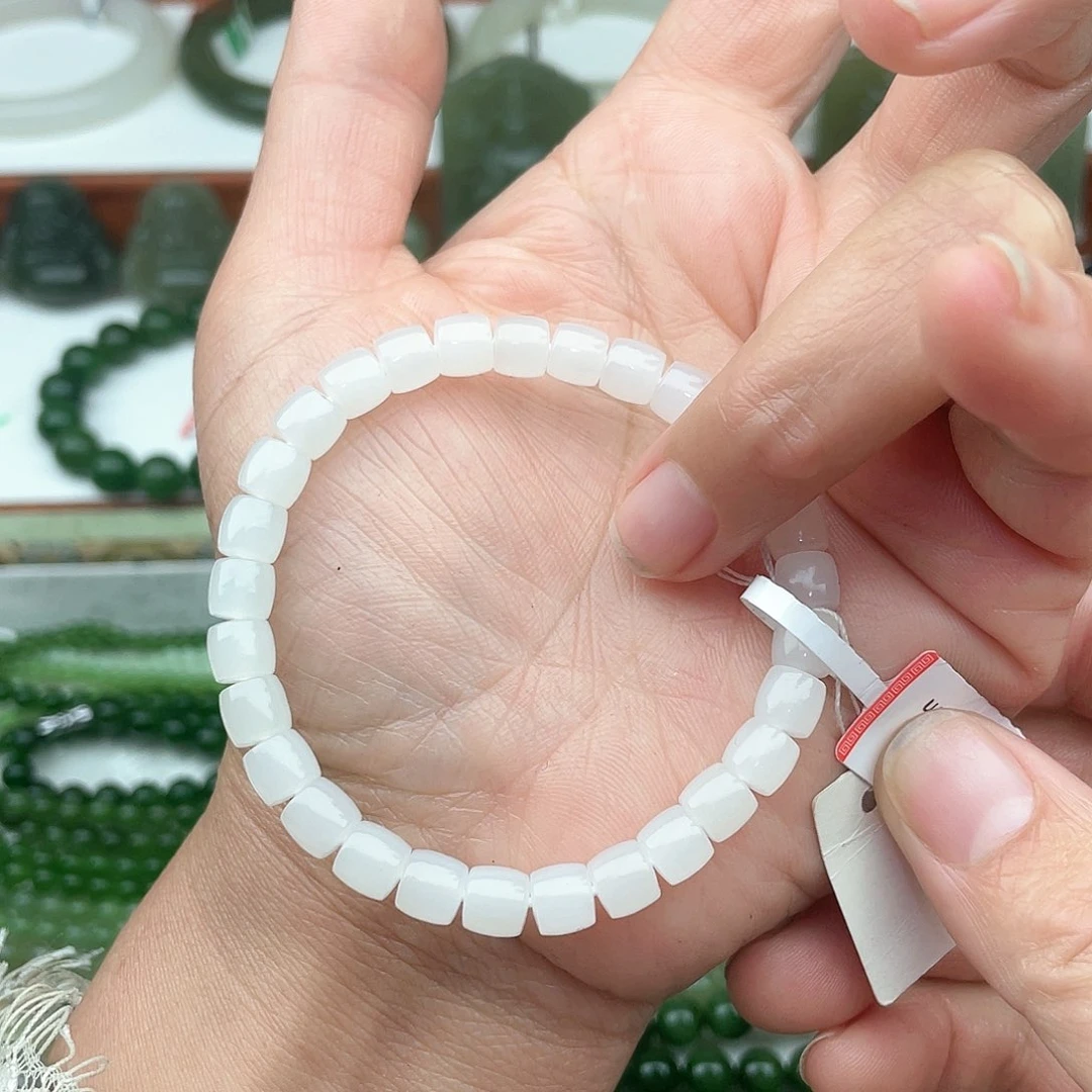 和田玉手串未镶嵌