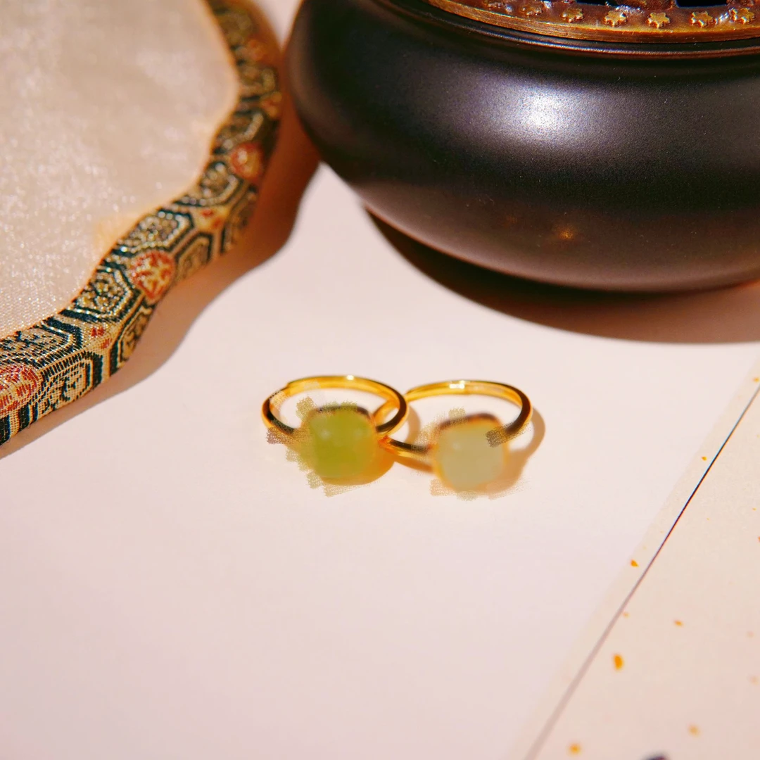 【宝砖】大师手工方圆开口戒指