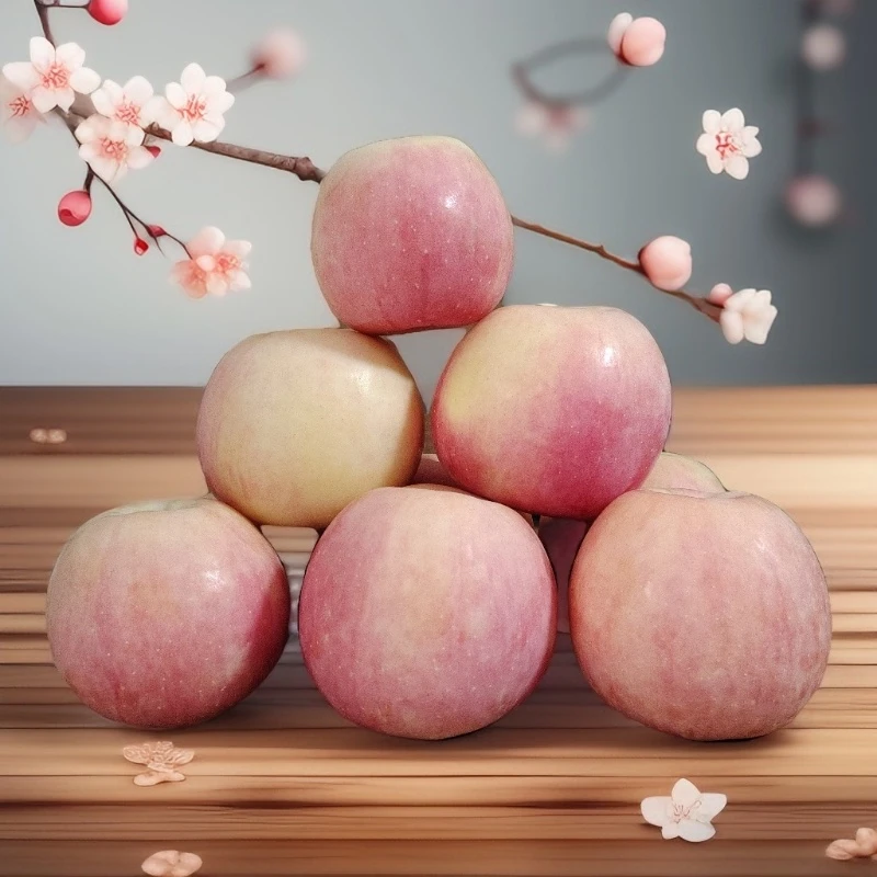 甘肃平川吊沟新鲜脆甜的红富士苹果当季应季水果冰糖心红富士10斤