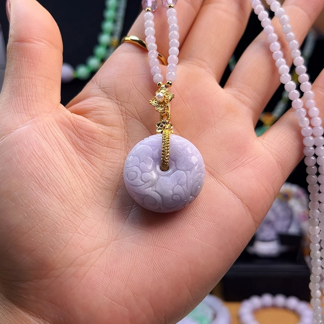 翡翠未镶嵌颈饰天然翡翠