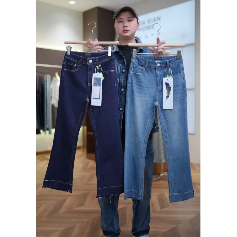 【大仙家】C075 十三行春款无弹牛仔裤韩式舒适时尚百搭女士春夏季