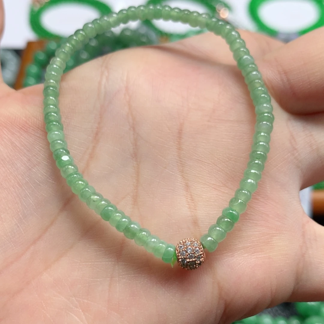 未镶嵌手链翡翠翡翠