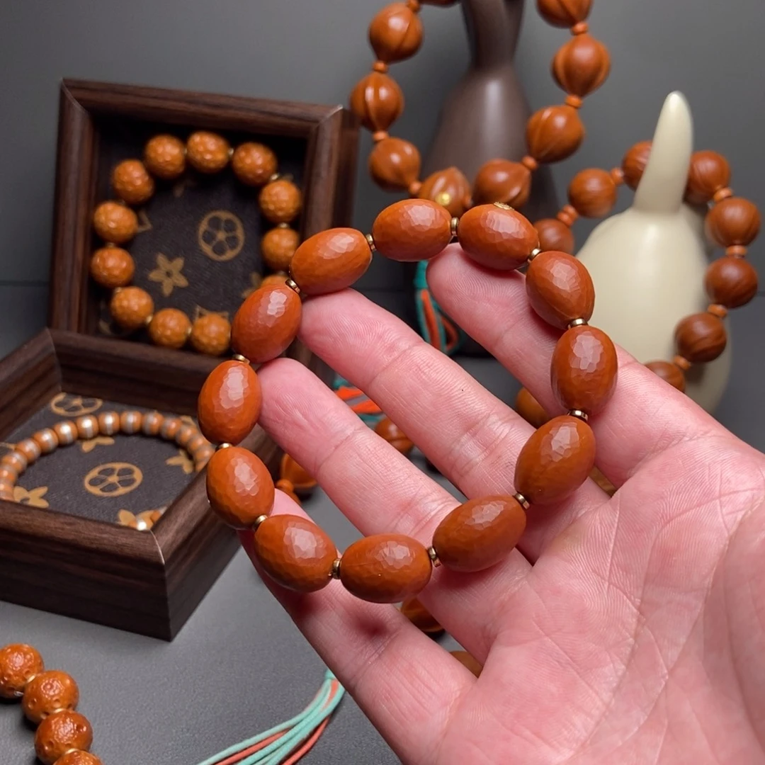 橄榄核手串钻石面手串