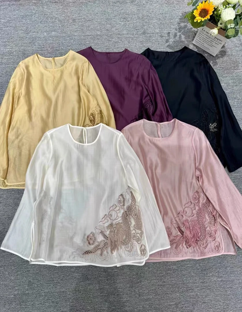 南油朱朱新款5色衬衣1136