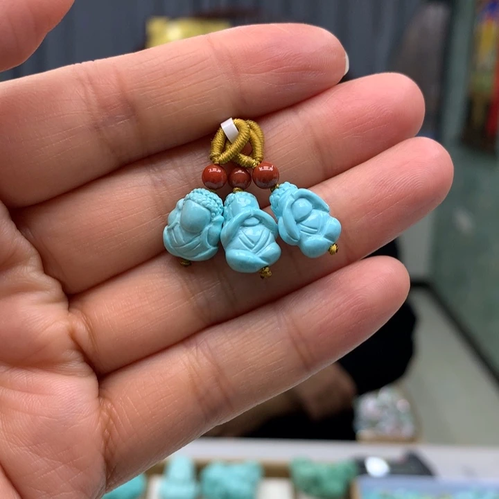 绿松石未镶嵌配饰