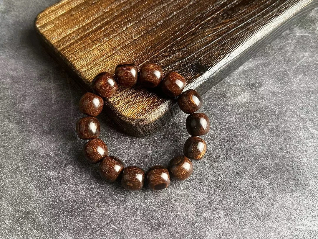 【上新了故宫文创】贡木老型16mm左右单圈手串