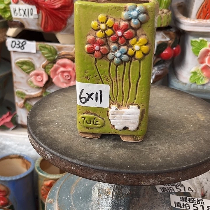 粗陶材质多肉花盆