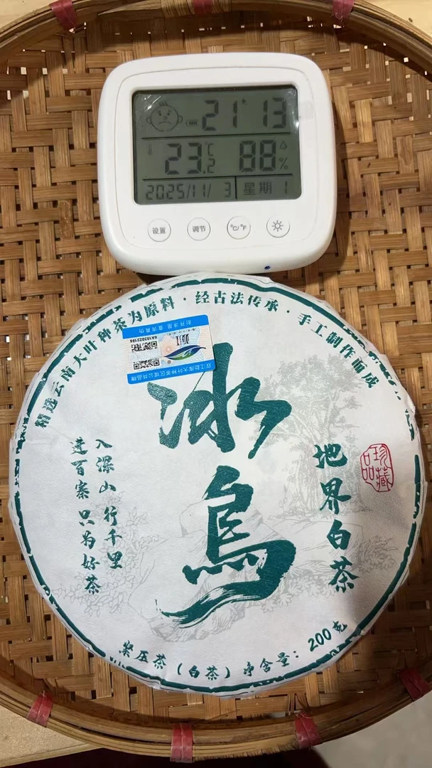 【278】2025年 冰岛地界（春）大树混采  白茶 200克饼 【11-3】