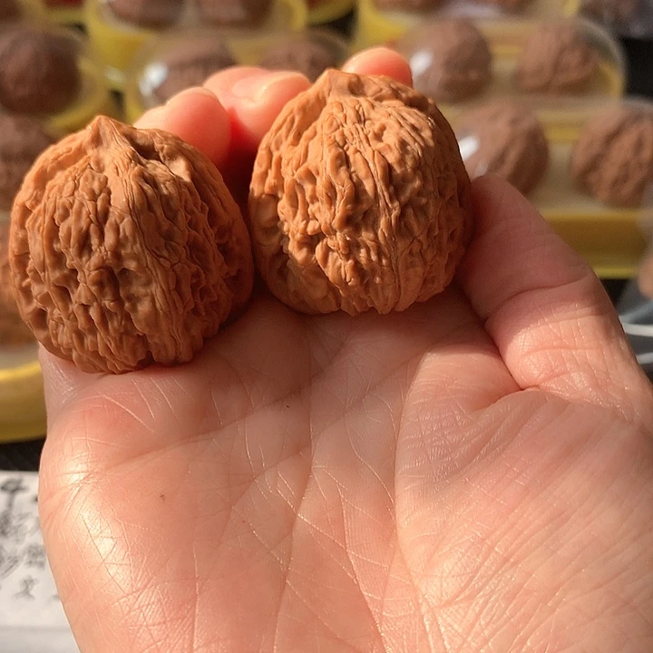 文玩核桃吊坠38尺大密文