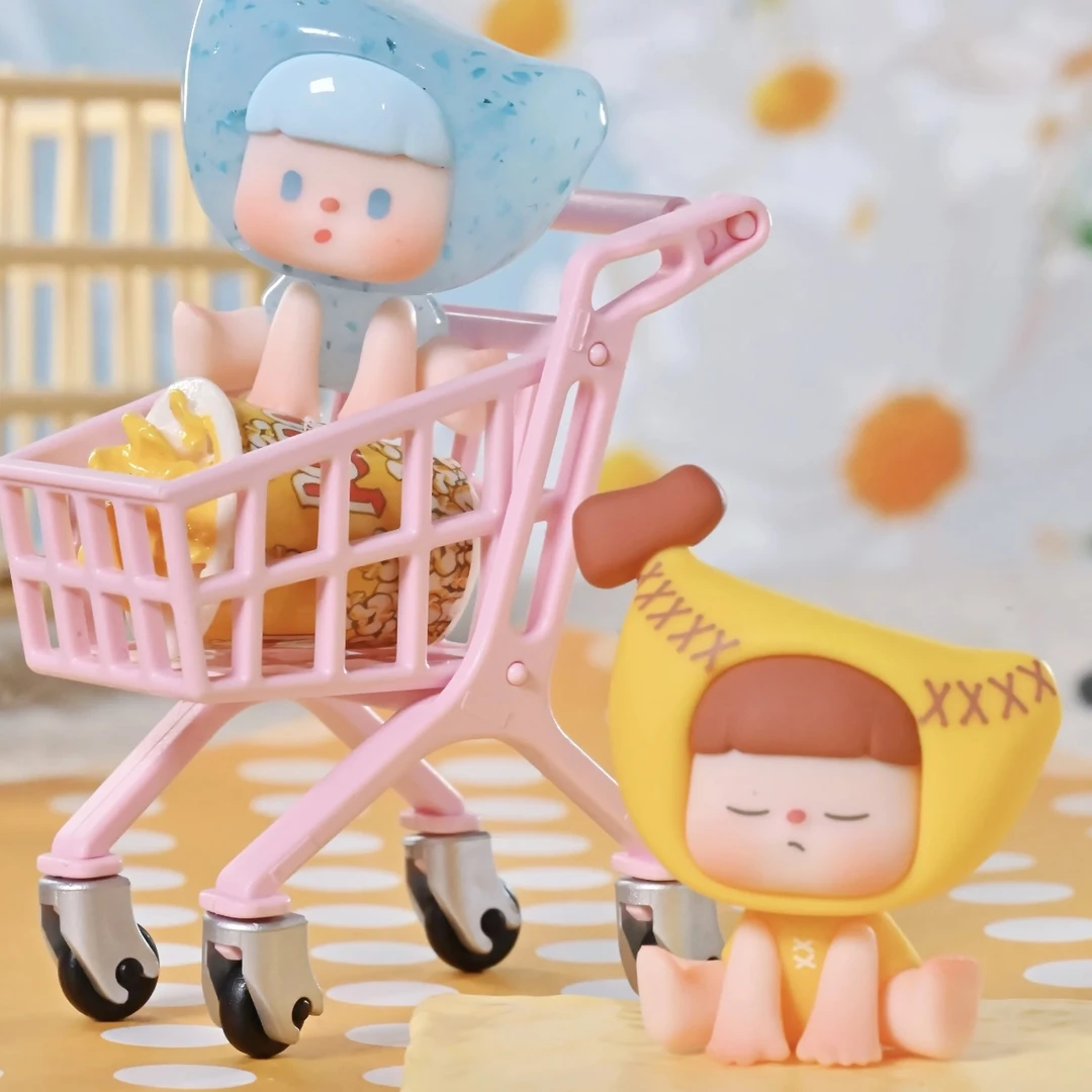 ［拆盒］不二蕉小可爱系列萌粒可爱潮玩摆件