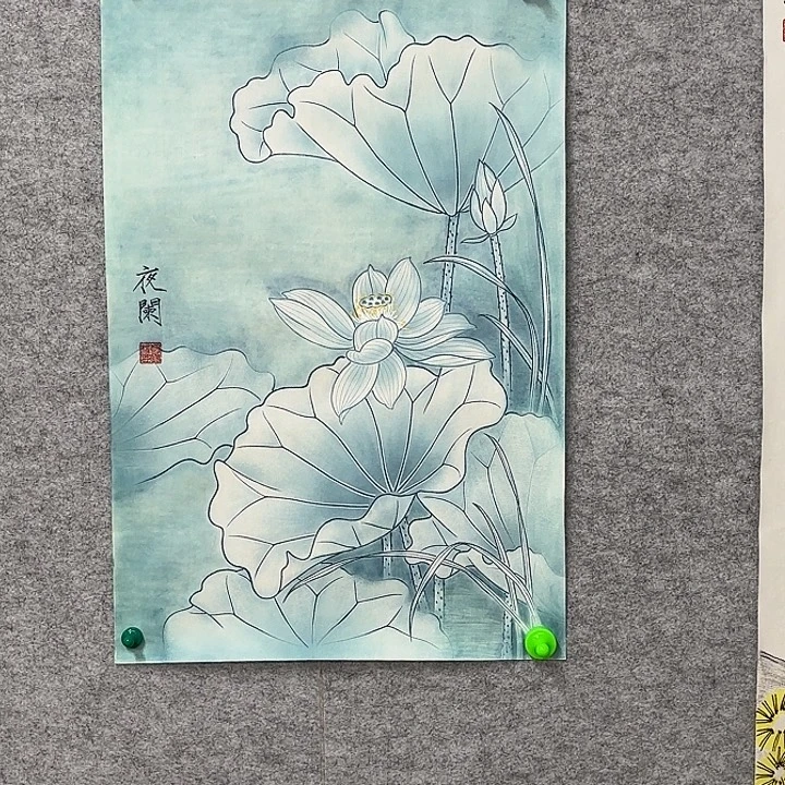 国画花鸟的翅膀是一个巨大