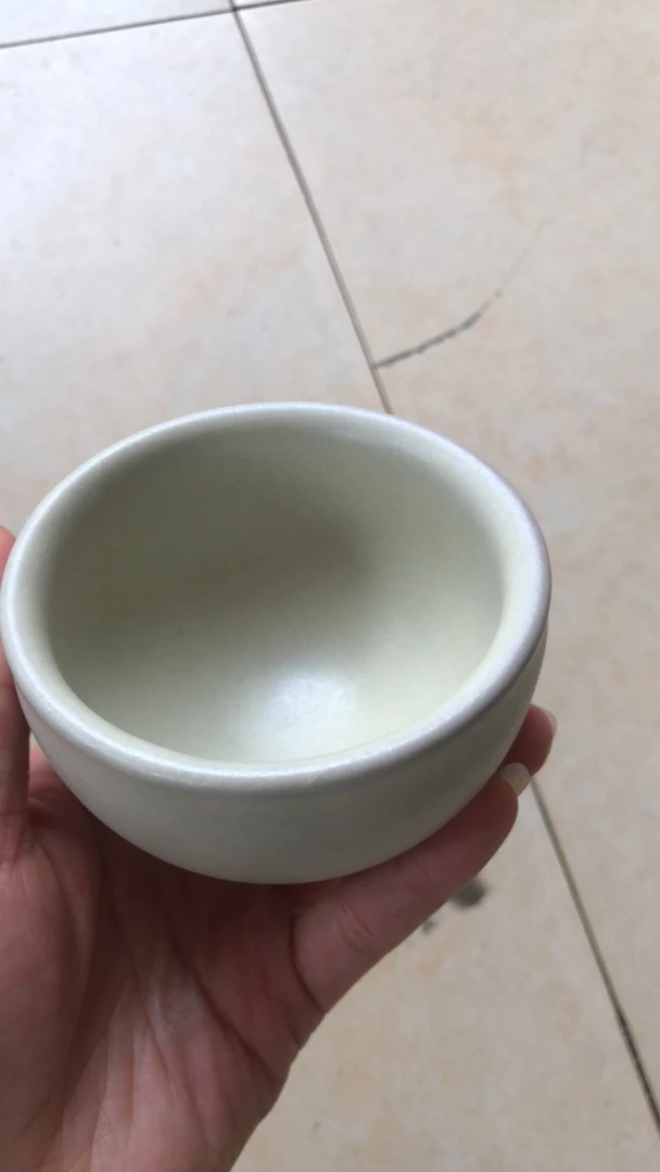 建窑建盏白贝主人杯
