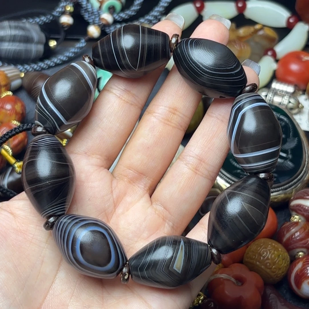 玛瑙/玉髓未镶嵌手链