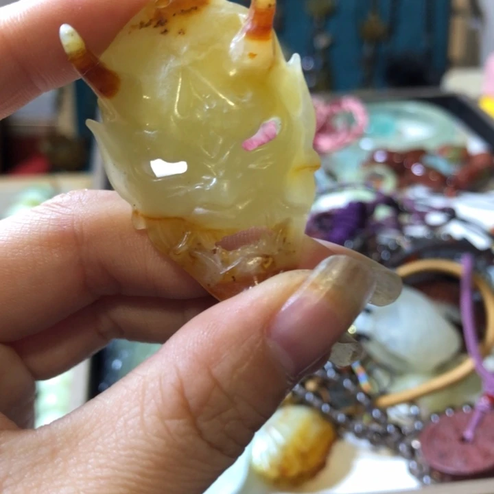 岫玉未镶嵌岫玉手手链