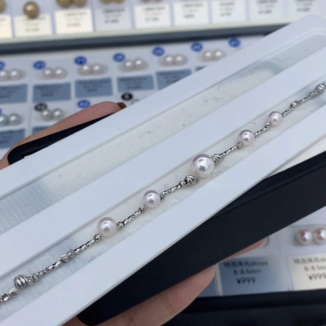 海水珍珠未镶嵌天女Akoya五珠款5-6/8-9