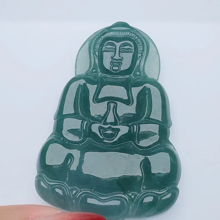 颈饰未镶嵌翡翠天然的A货翡翠多样性发其一