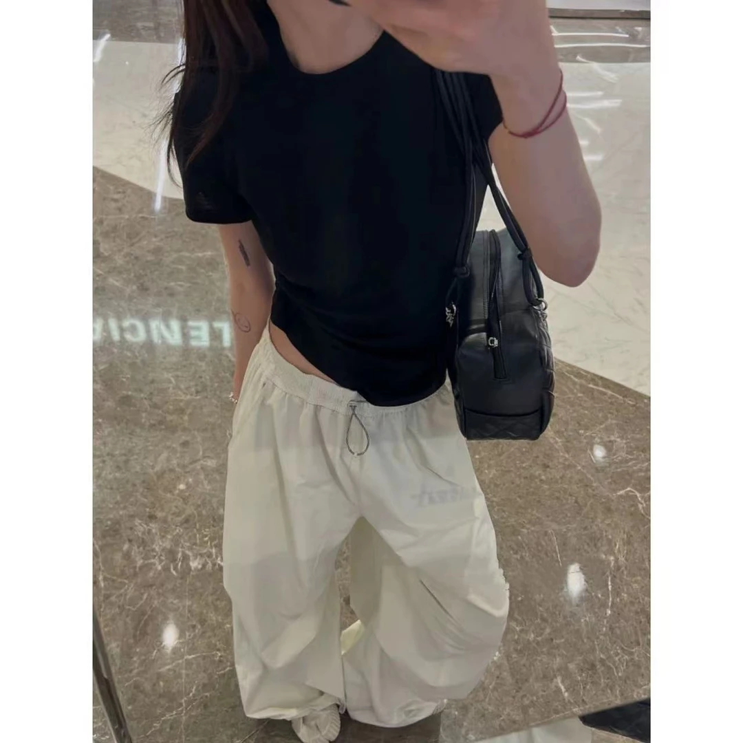 徐秋阳     瘦瘦T(小版型）新款百搭舒适简约休闲短袖上衣10606