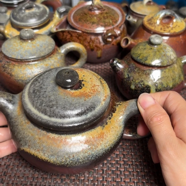 茶杯紫砂無*大仿古壶