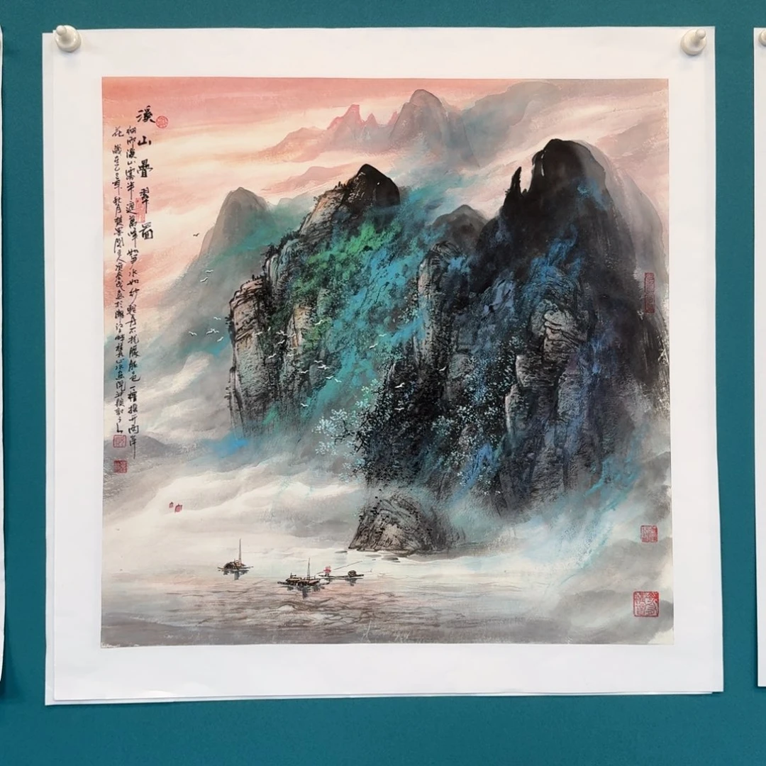国画资春成老师四尺斗方68*68