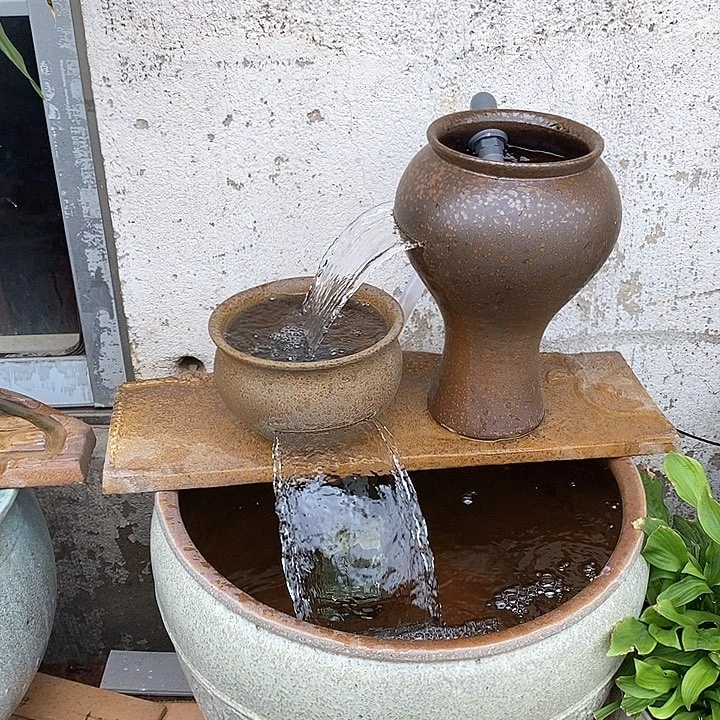 陶土板55/18，水泵23w，弯头，两个流水罐