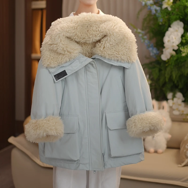 女童加绒棉服外套2025新款冬装儿童洋气女孩时尚保暖棉衣MF-20269