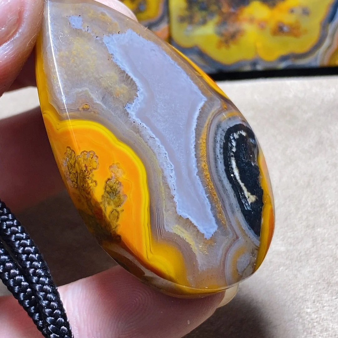 玛瑙/玉髓颈饰未镶嵌李****7