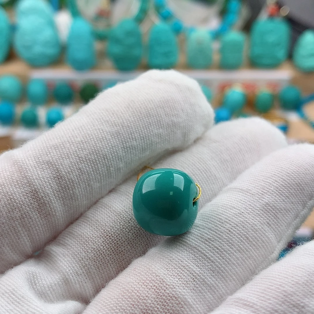 不***舟未镶嵌绿松石珠宝奇石