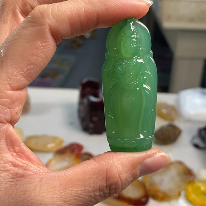 玛瑙/玉髓吊坠(不含链)未镶嵌