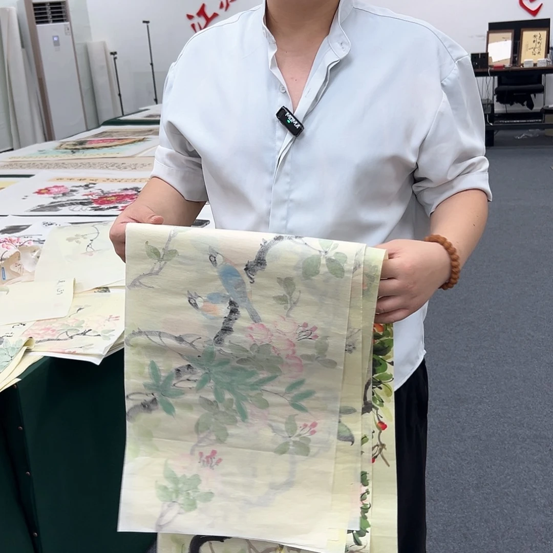 国画纯手绘国画作品微瑕