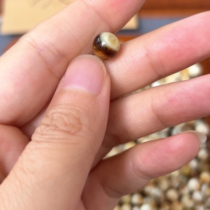 裸石蜜蜡未镶嵌8.1mm一个