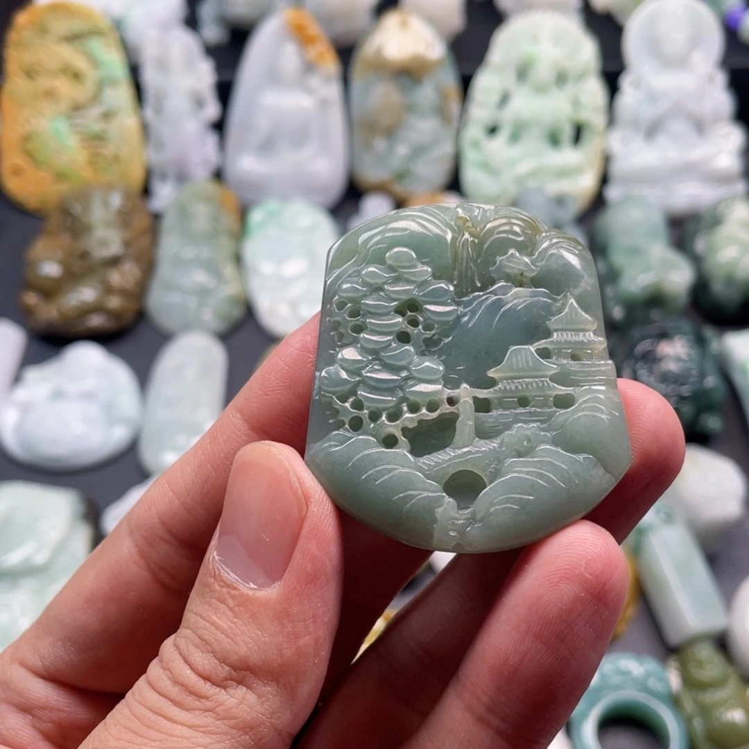 颈饰未镶嵌翡翠翡翠28