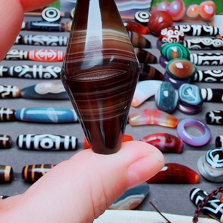 玛瑙/玉髓合金珠宝半成品