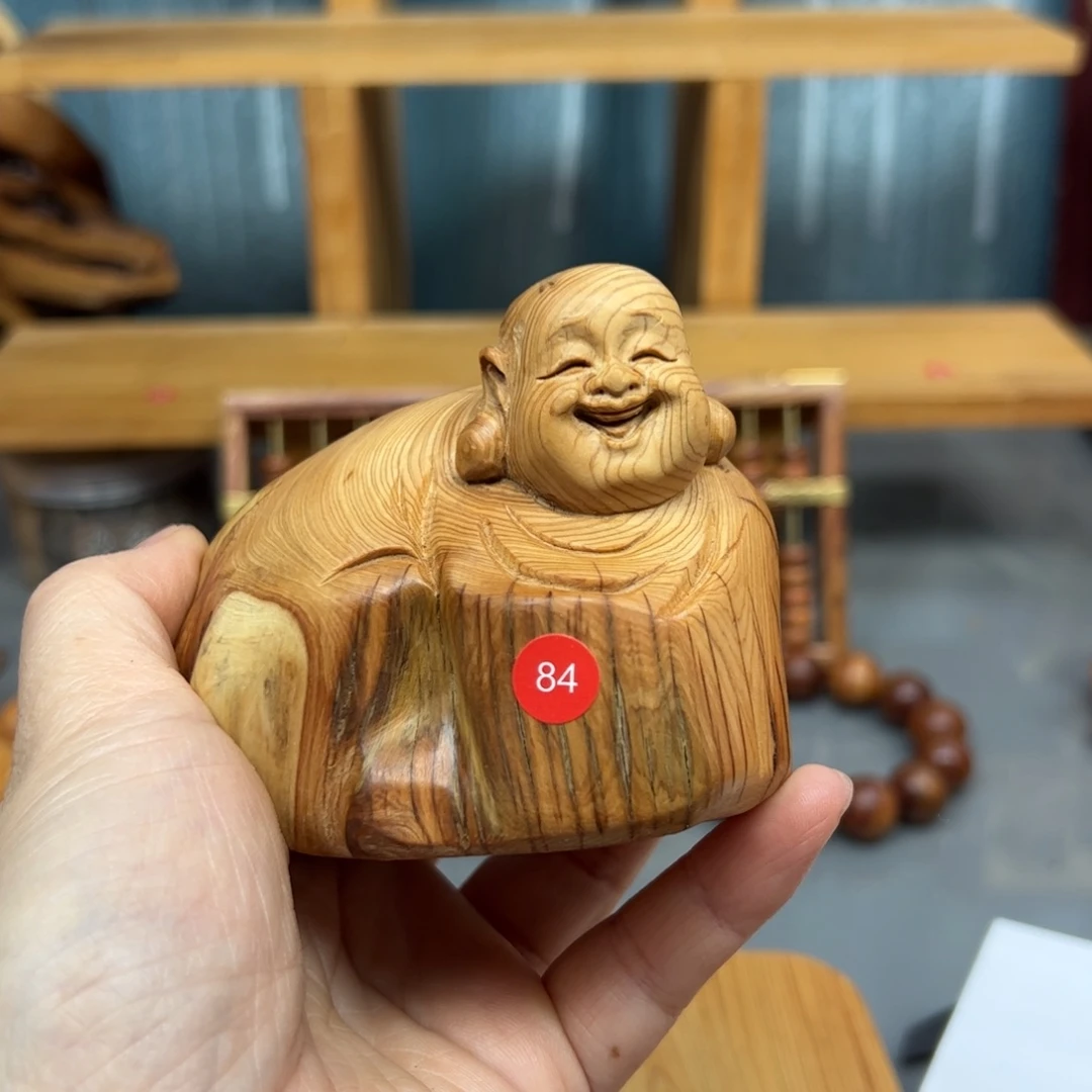 煊***木崖柏木摆件手把件