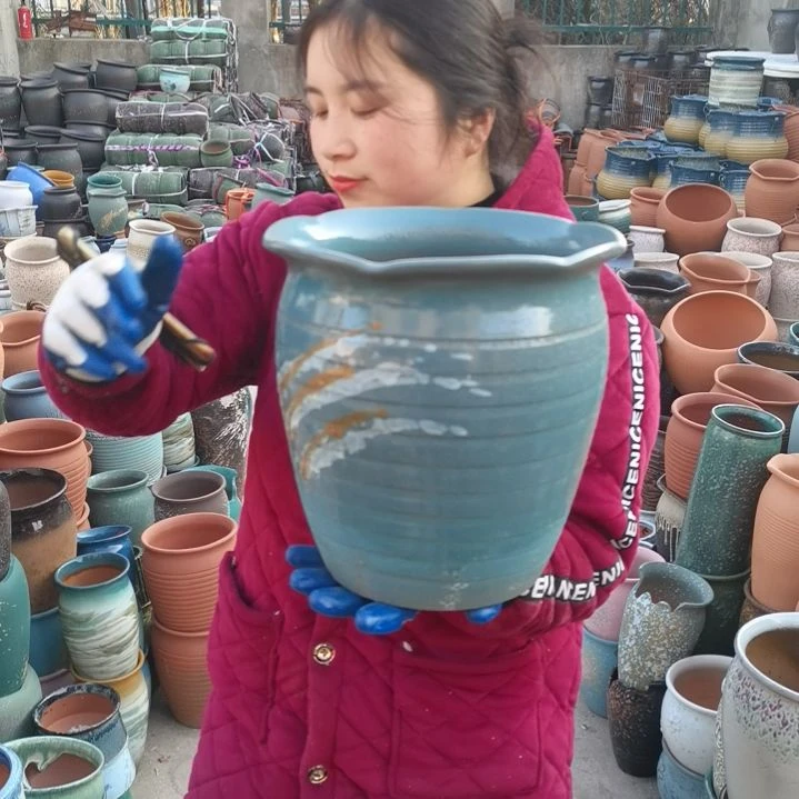 红陶口25高25瑕疵