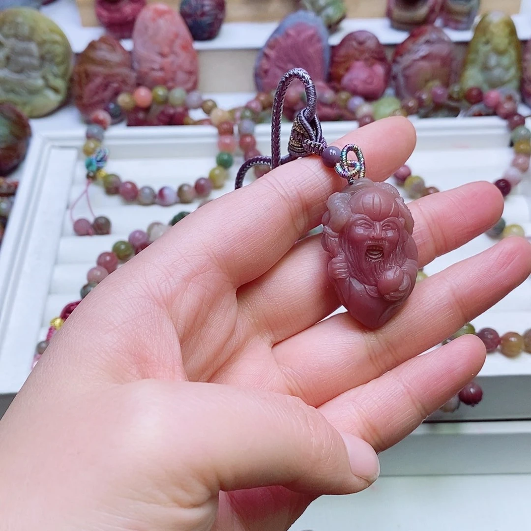 玛瑙/玉髓盐源玛瑙吊坠未镶嵌