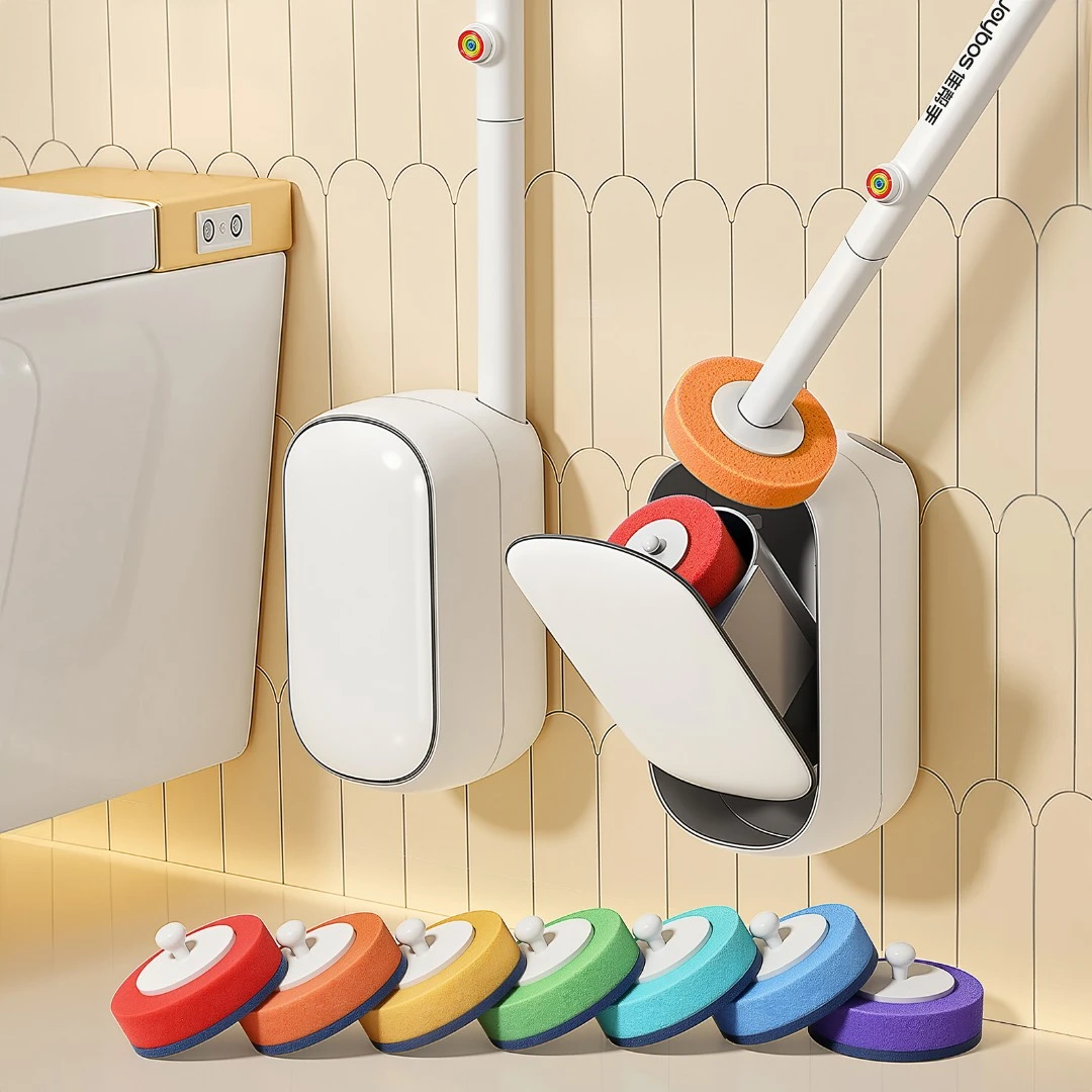 佳帮手一次性马桶刷家用无死角2025新款壁挂卫生间洗厕所清洁刷子