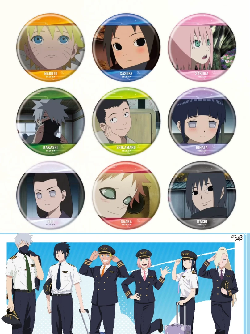 【拆盒】火影忍者幼年场面写吧唧机长特典bw2025A3卡牌徽章盲盒